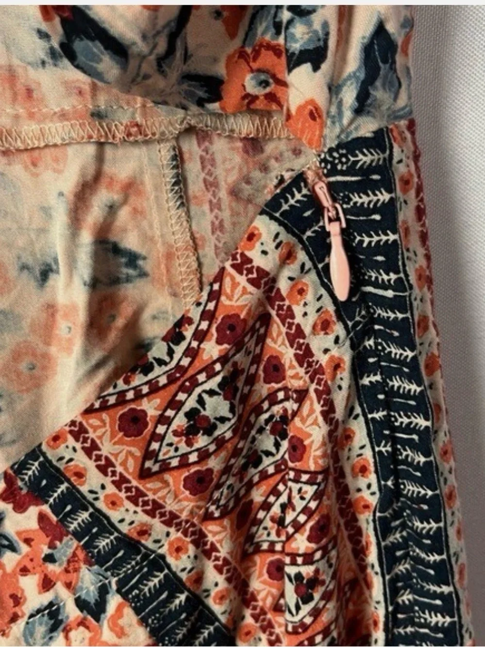 Free People Surf Date Sexy Floral Romper Festival One Piece Size Small - Picture 7 of 15